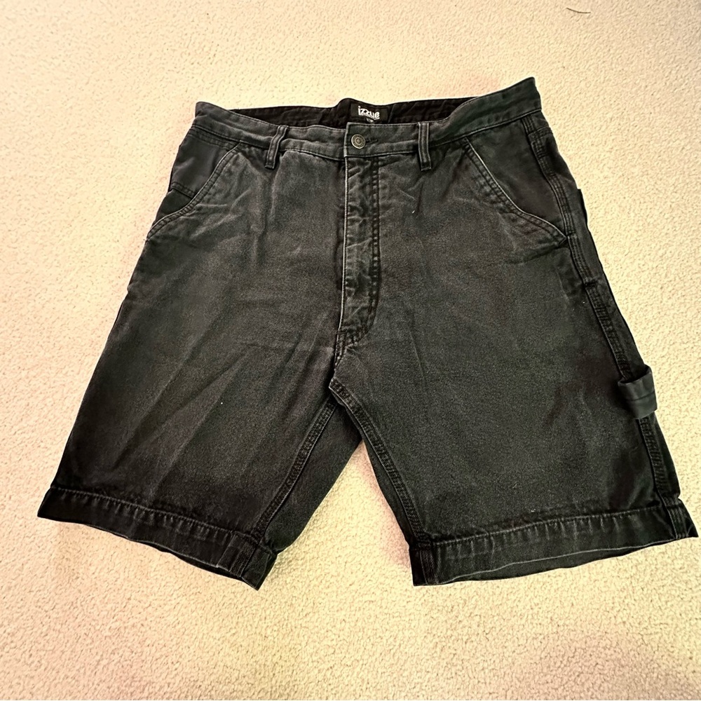 izzue Black Demin Shorts Casual Style Size 4